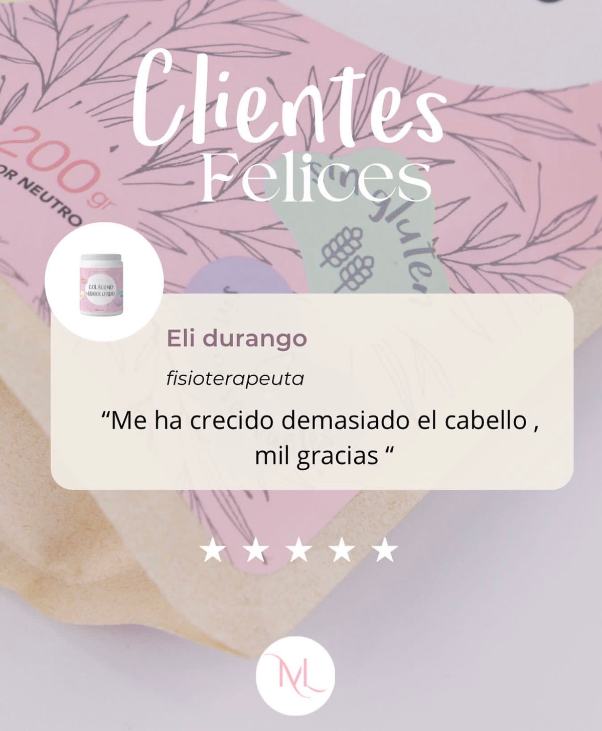 Promo dos bolsas de colágeno puro