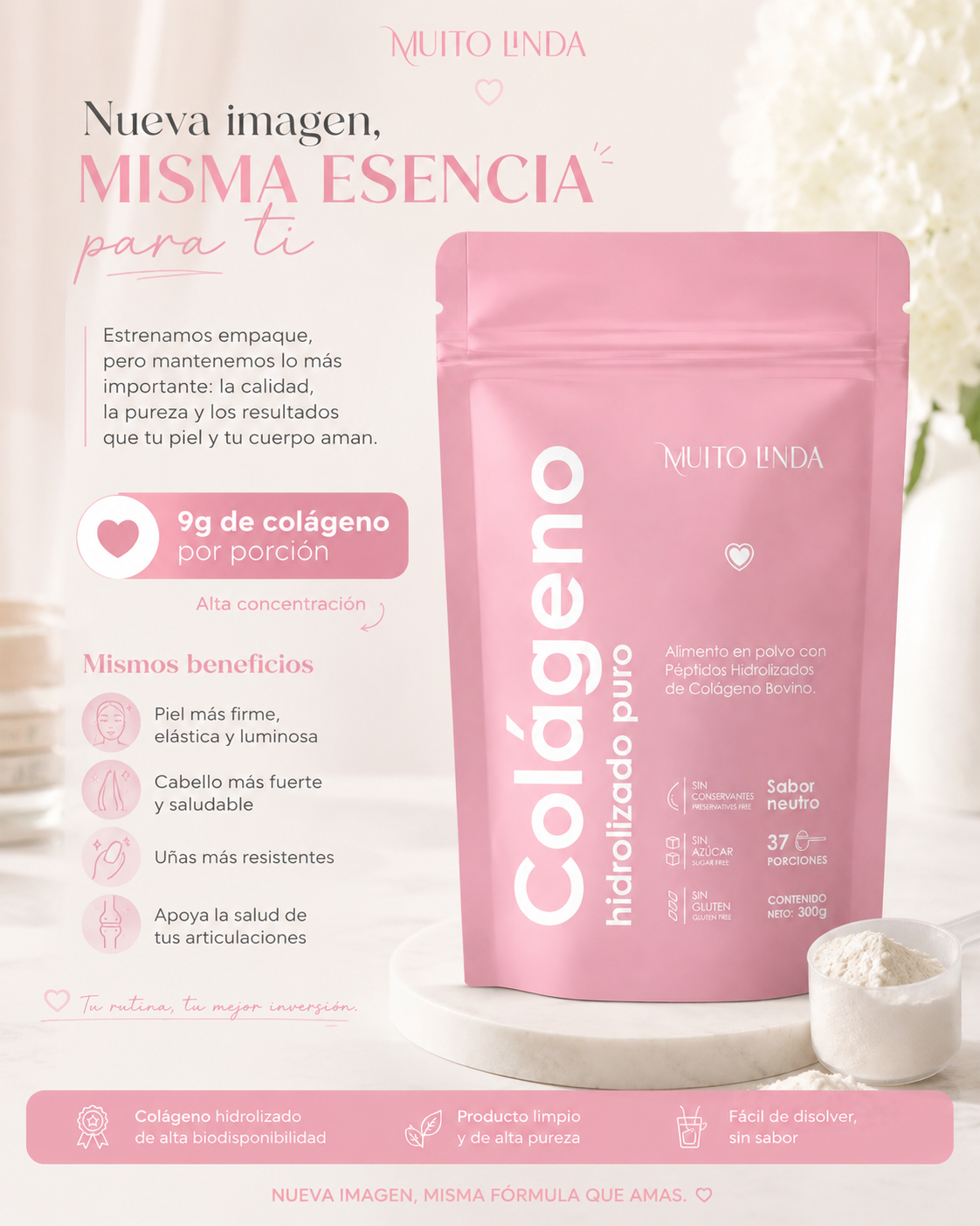 Colágeno hidrolizado 300 GR